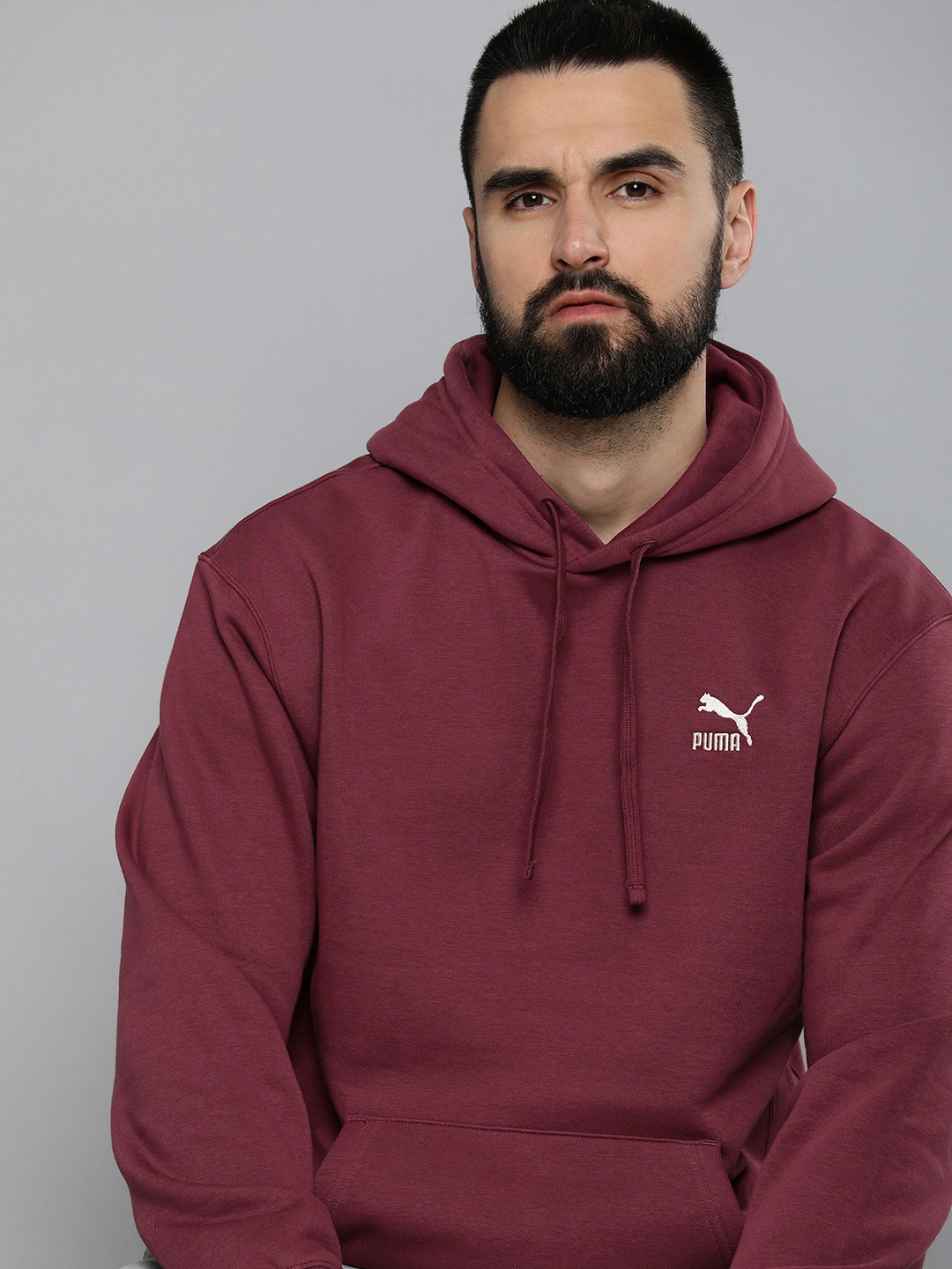 

Puma Classics Hooded Outdoor Sweatshirt, Burgundy