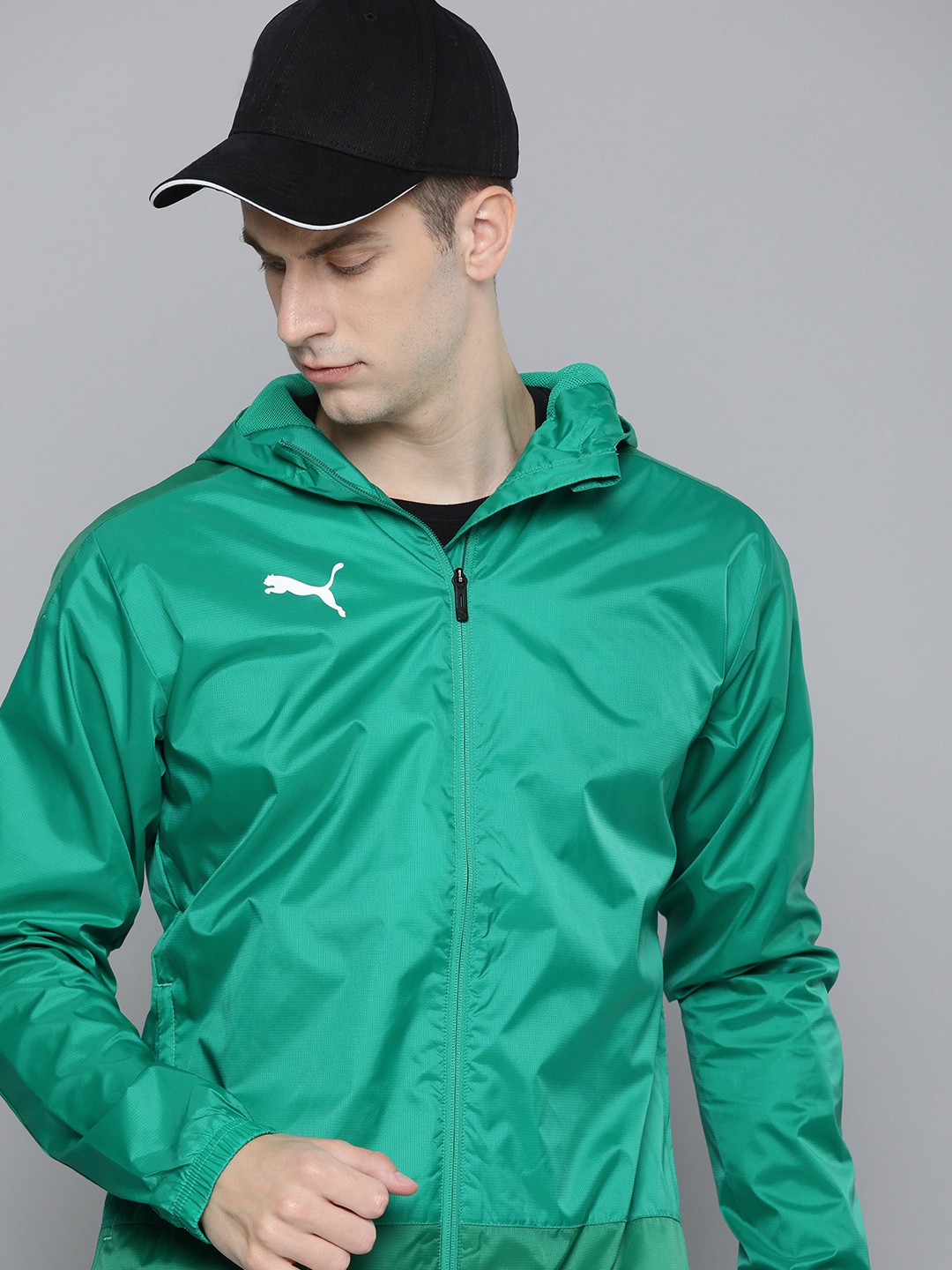 

Puma teamGOAL Water Resistant Training Sporty Jacket, Green