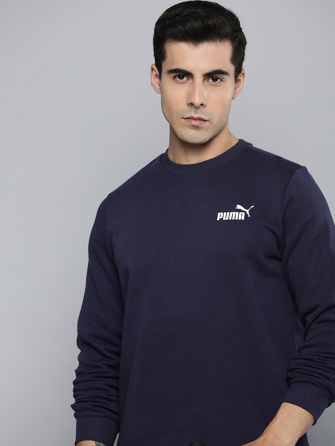 

Puma Ess Small Logo Fleece Sweatshirt, Navy blue