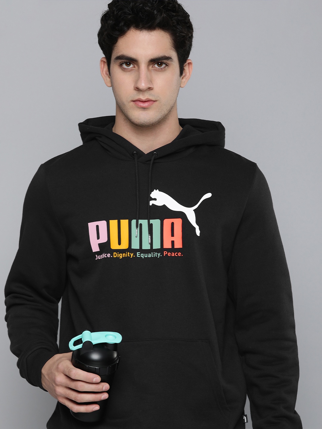 

Puma Ess Printed Hooded Outdoor Sweatshirt, Black