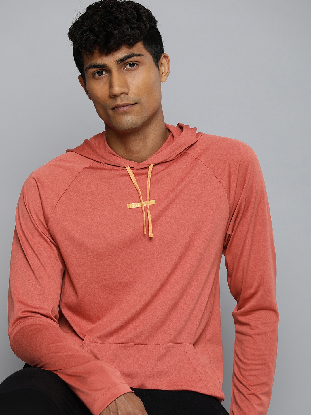 

Puma x First Mile Hooded DryCell Running Sweatshirt, Rust