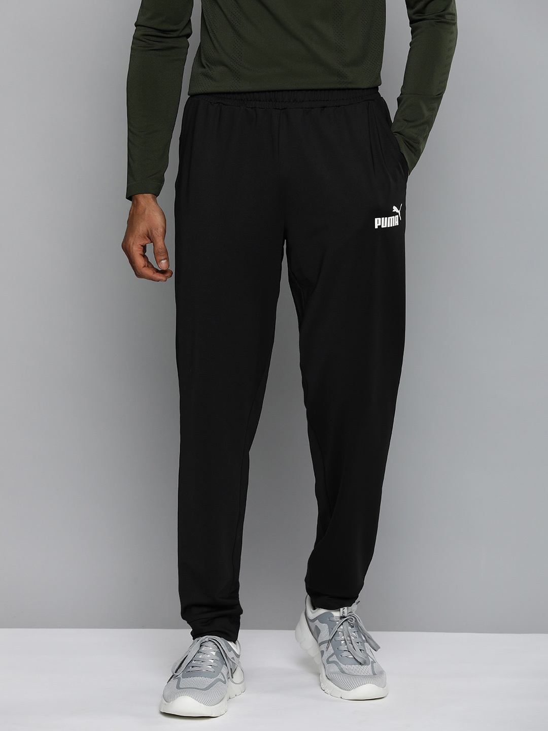 

Puma Men ACTIVE Logo dryCELL Track Pants, Black