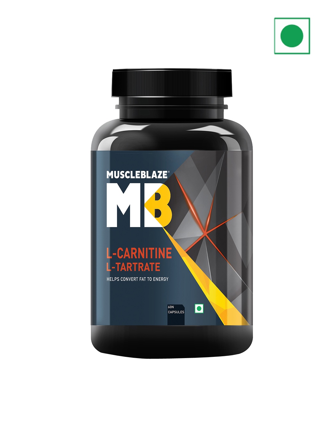 

MuscleBlaze L-Carnitine L-Tartrate 500mg - 60 Capsules, White