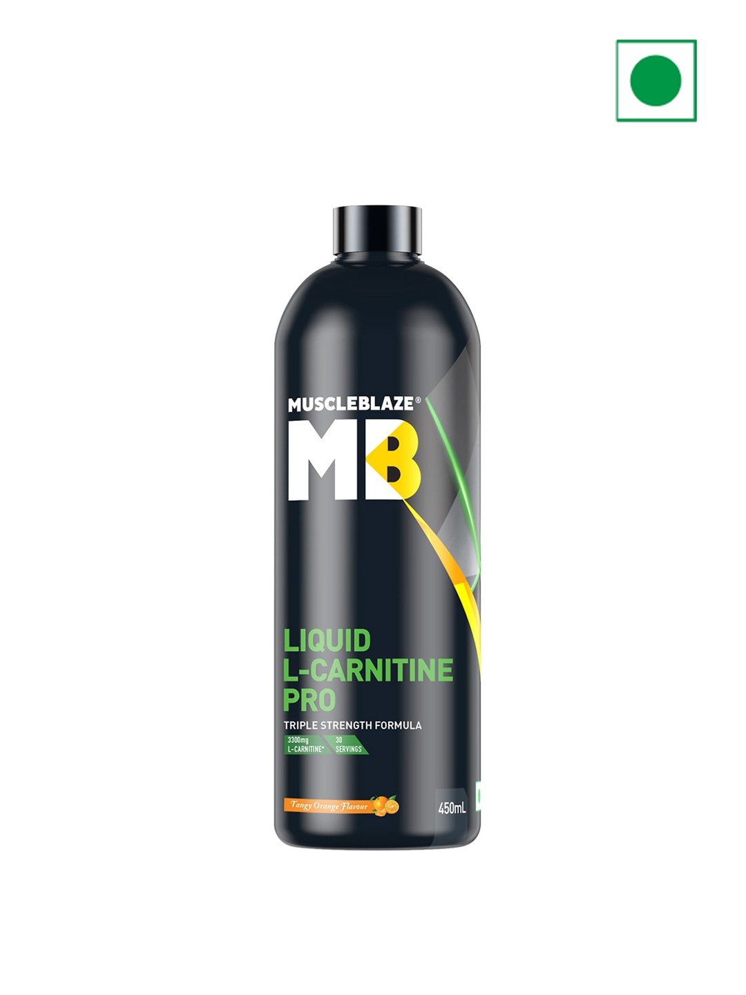 

MuscleBlaze Liquid L-Carnitine Pro Triple Strength Formula - Tangy Orange Flavour - 450ml