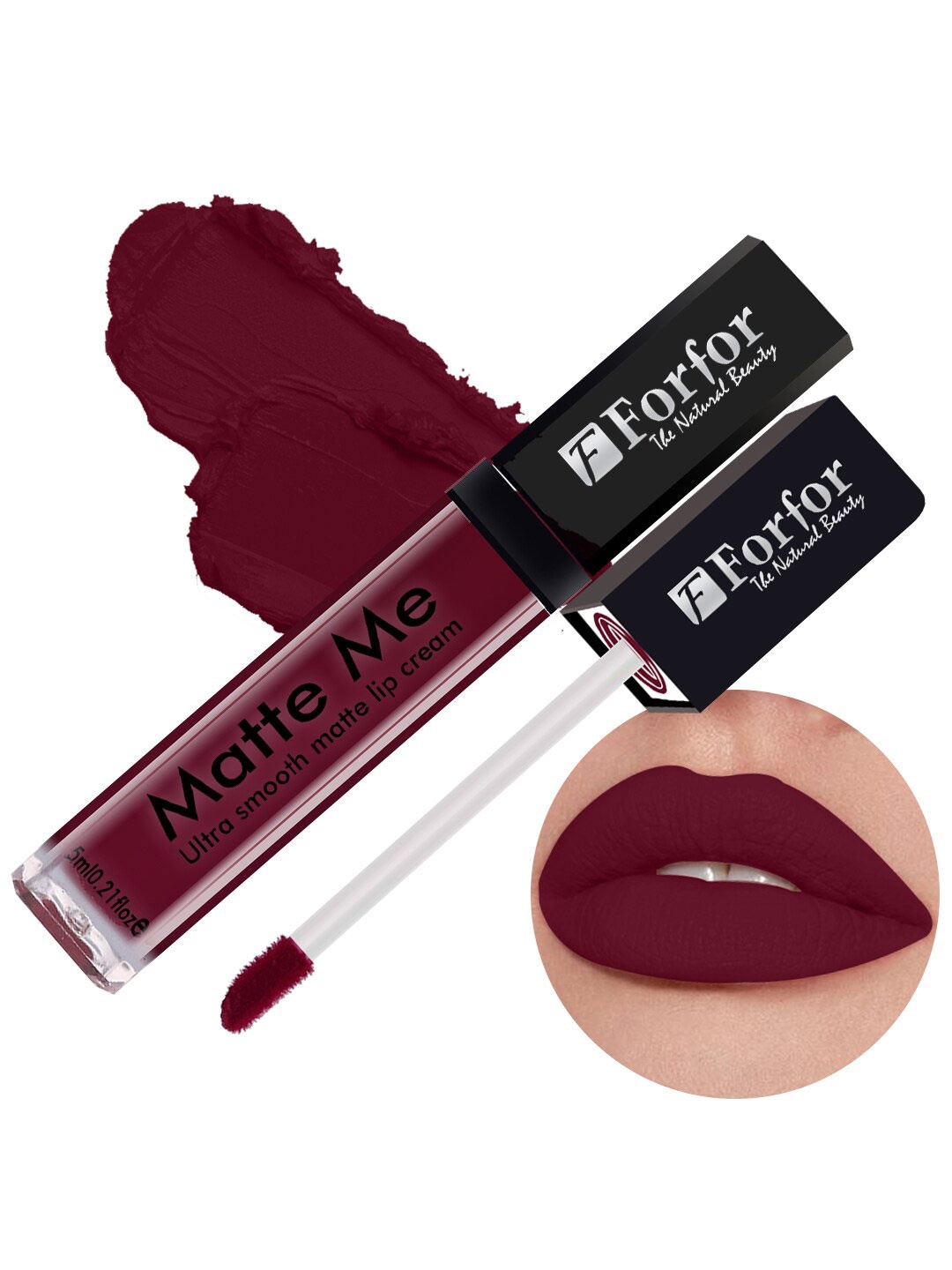 

FORFOR Matte Me Ultra Smooth Matte Liquid Lipstick - 5ml - Vintage Wine 119, Red