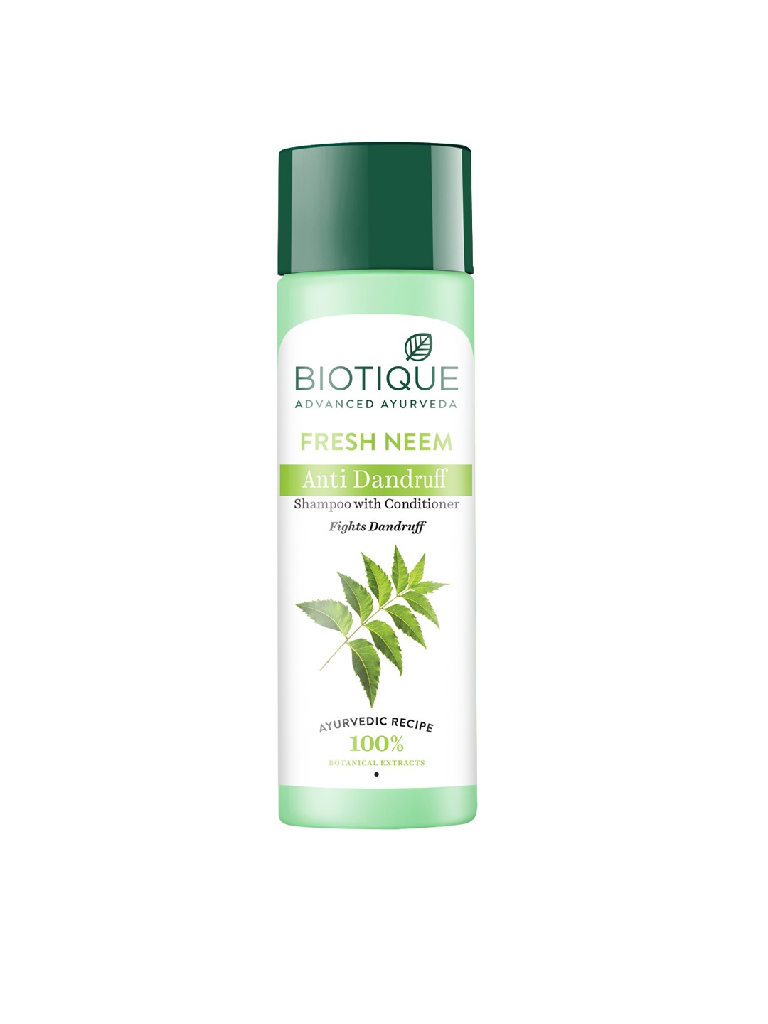 

Biotique Fresh Neem Margosa Anti-Dandruff Shampoo & Conditioner with Bhringraj - 190 ml, Green