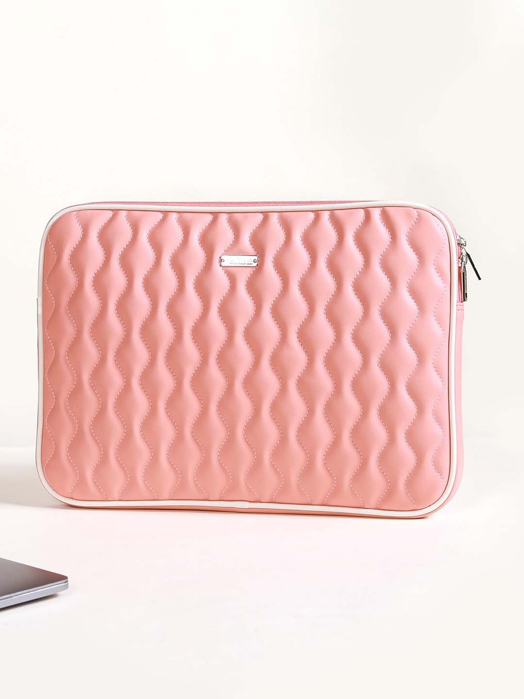 

Nestasia Unisex Quilted Laptop Sleeve, Pink