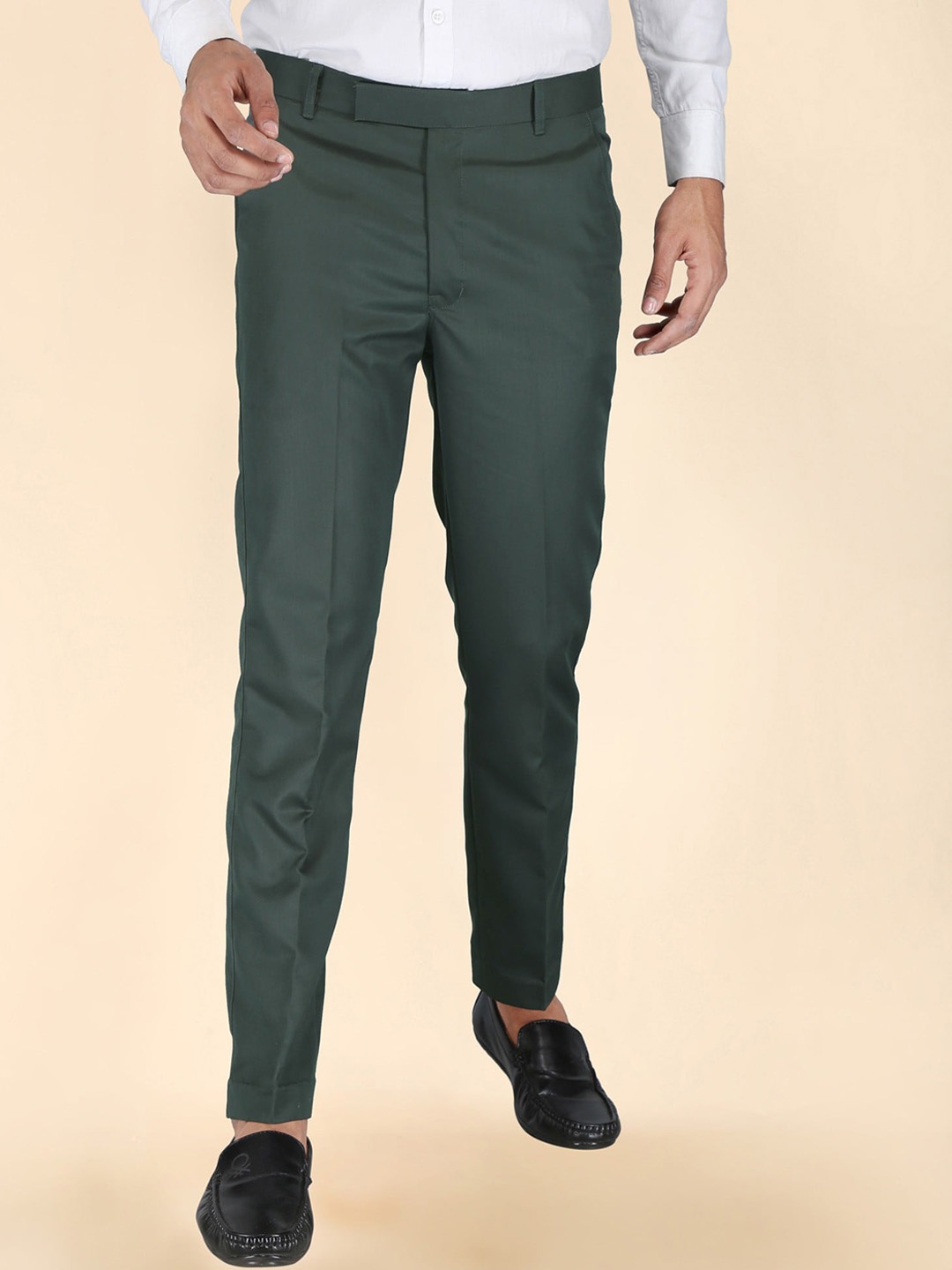 

FUBAR Men Relaxed Easy Wash Regular Trousers, Green