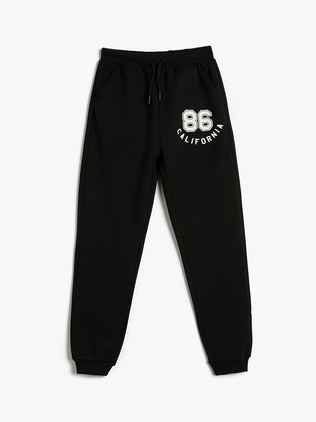

Koton Boys Typography Printed Joggers, Black