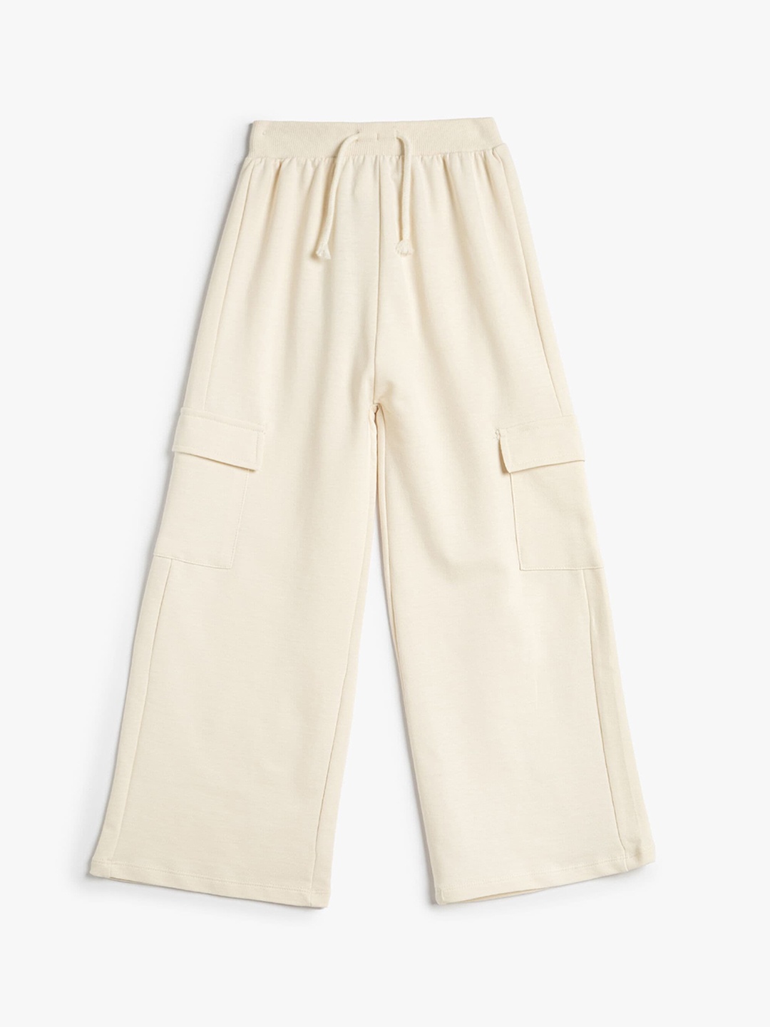 

Koton Girls Pure Cotton Track Pants, Beige