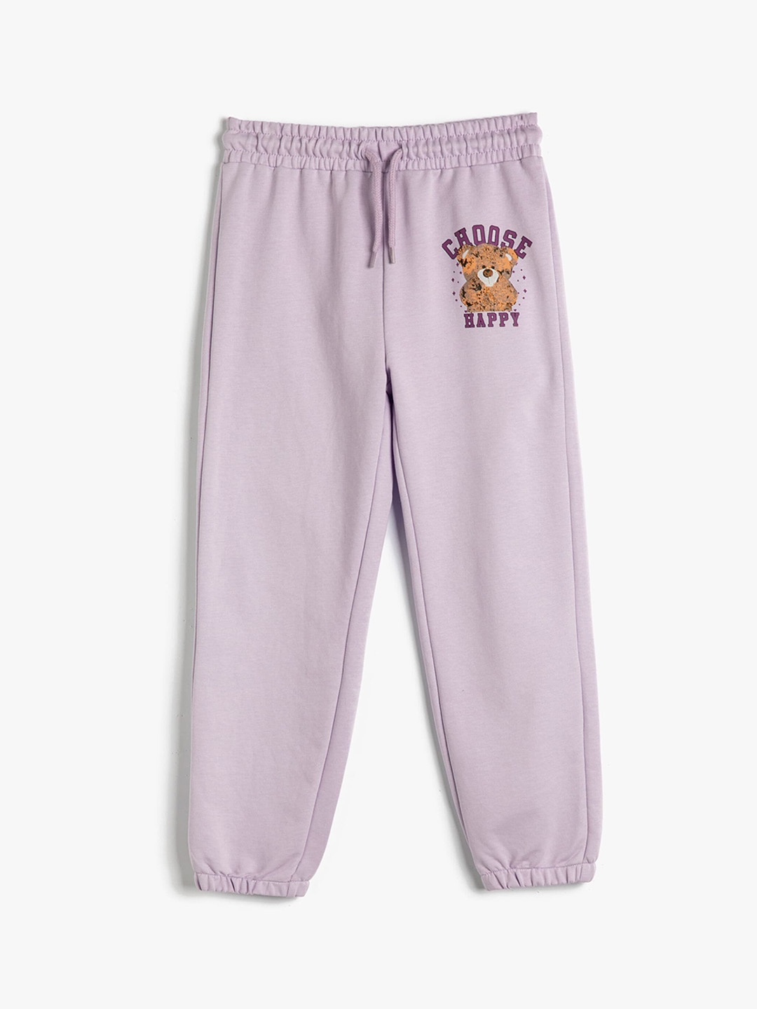 

Koton Girls Regular Fit Mid-Rise Joggers, Lavender