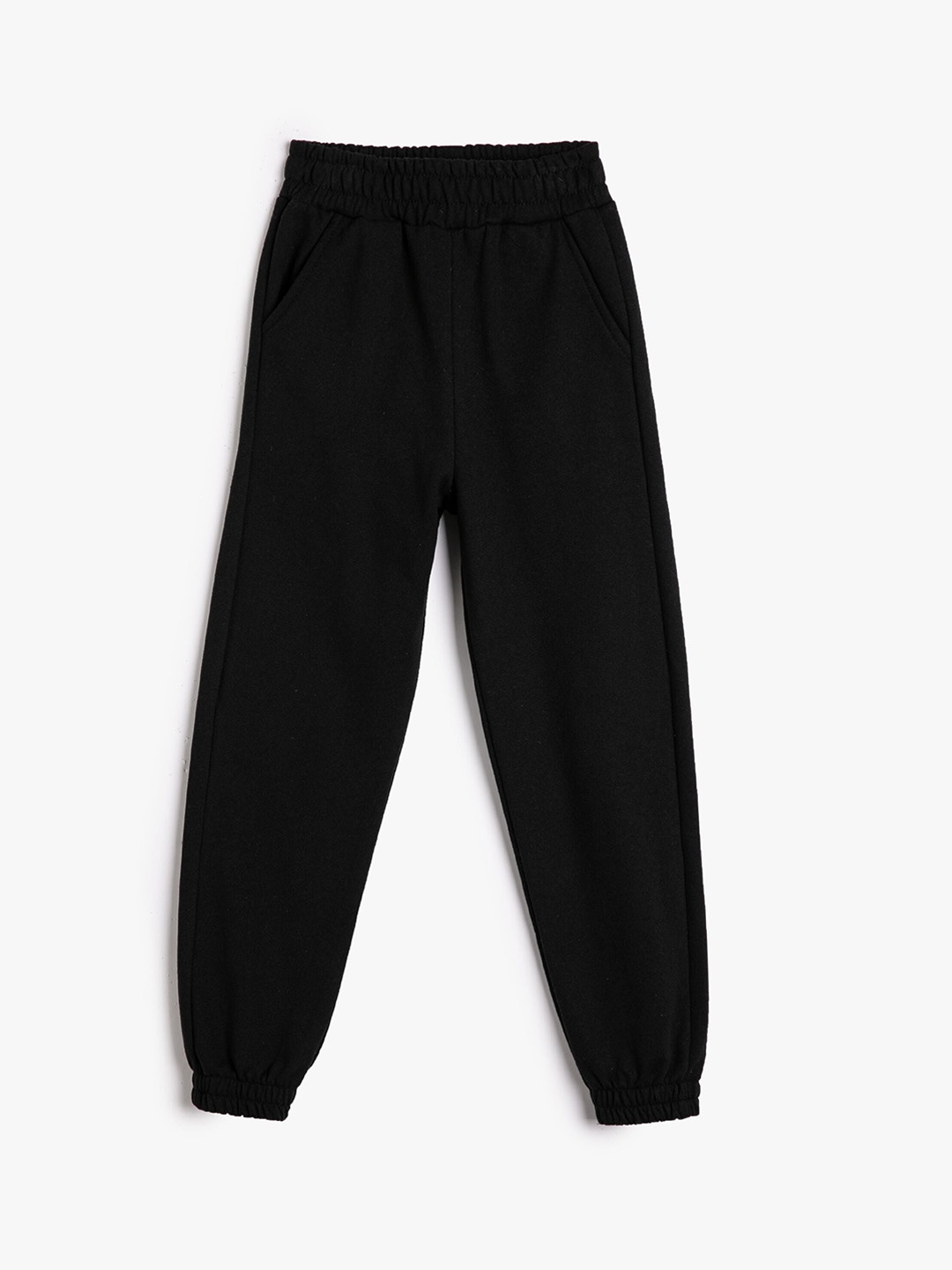 

Koton Girls Regular Fit Mid-Rise Joggers, Black