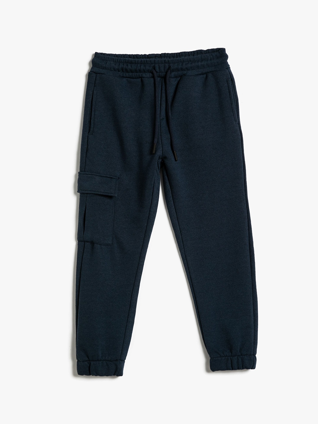 

Koton Boys Mid Rise Cuffed Hem Joggers, Navy blue