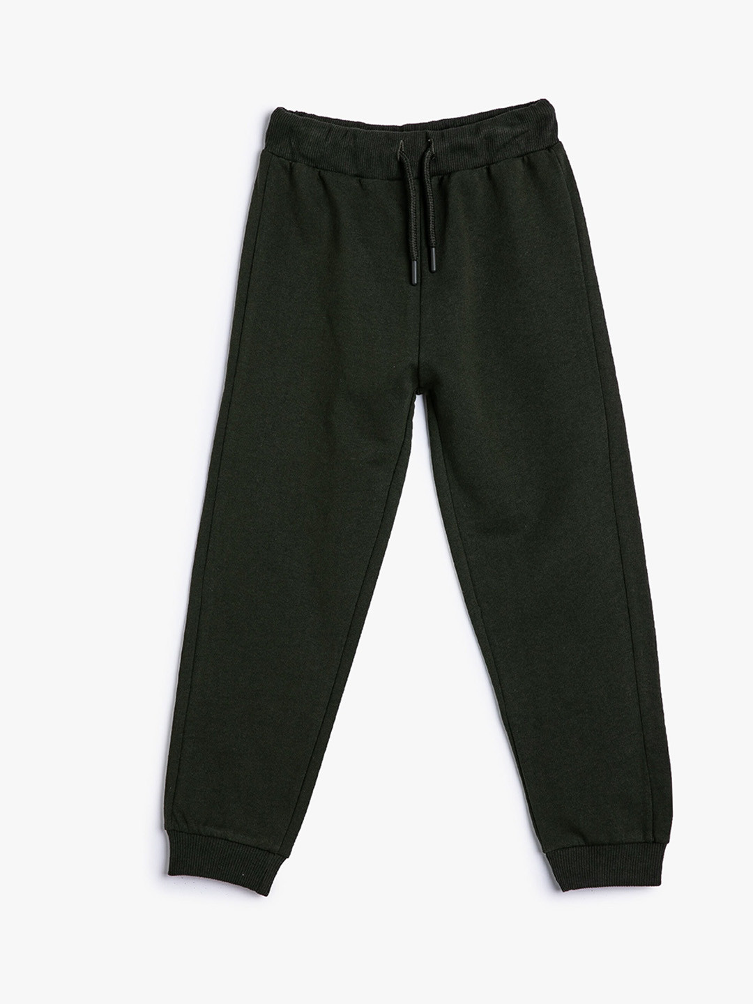 

Koton Boys Mid Rise Cuffed Hem Joggers, Green