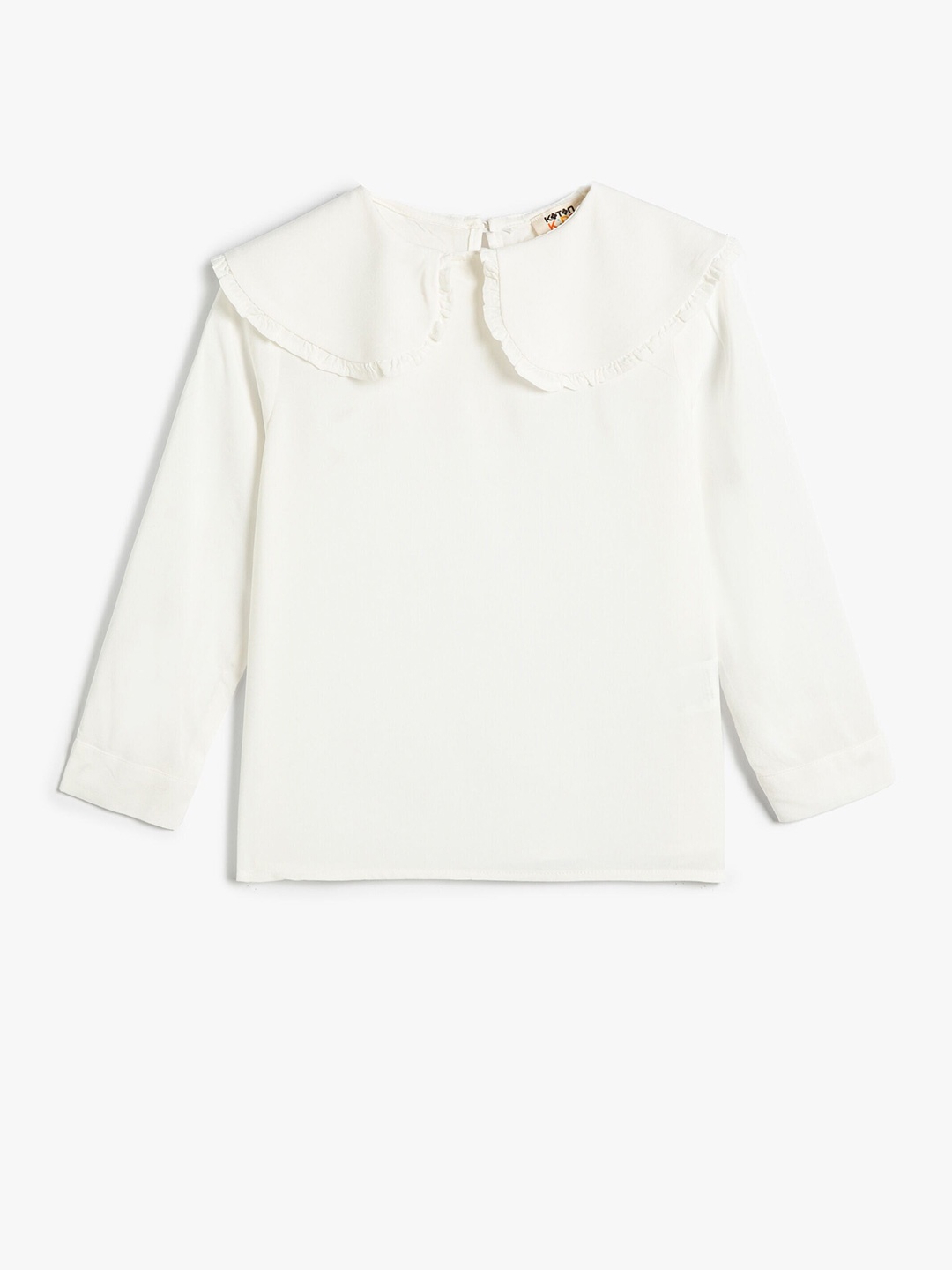 

Koton Peter Pan Collar Long Sleeves Top, White