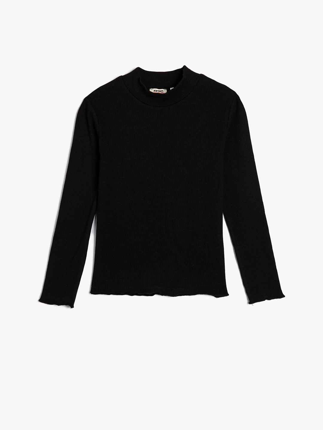 

Koton Girls Round Neck T-shirt, Black