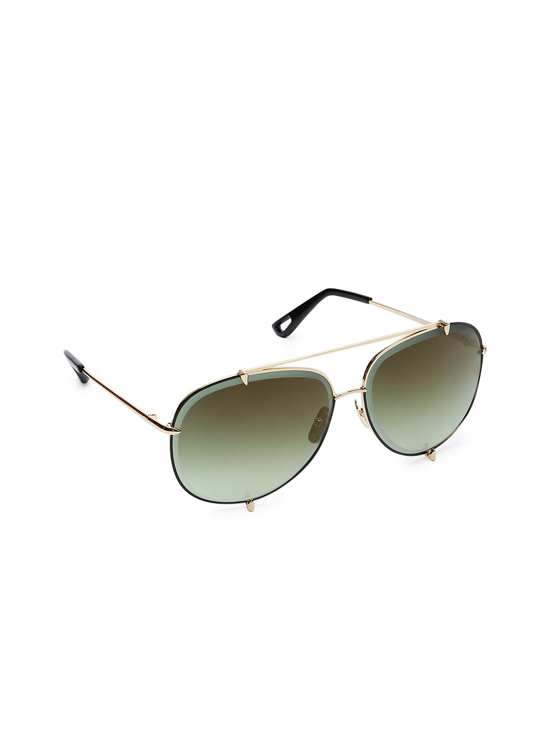 

French Connection Men Aviator Sunglasses FC 7429 C3 S, Green