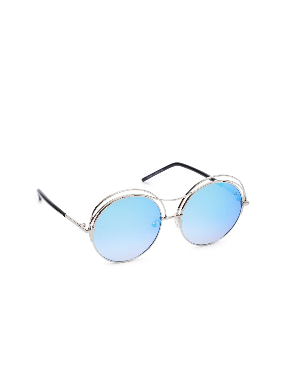 

French Connection Women Round Sunglasses FC 7428 C4 S, Blue