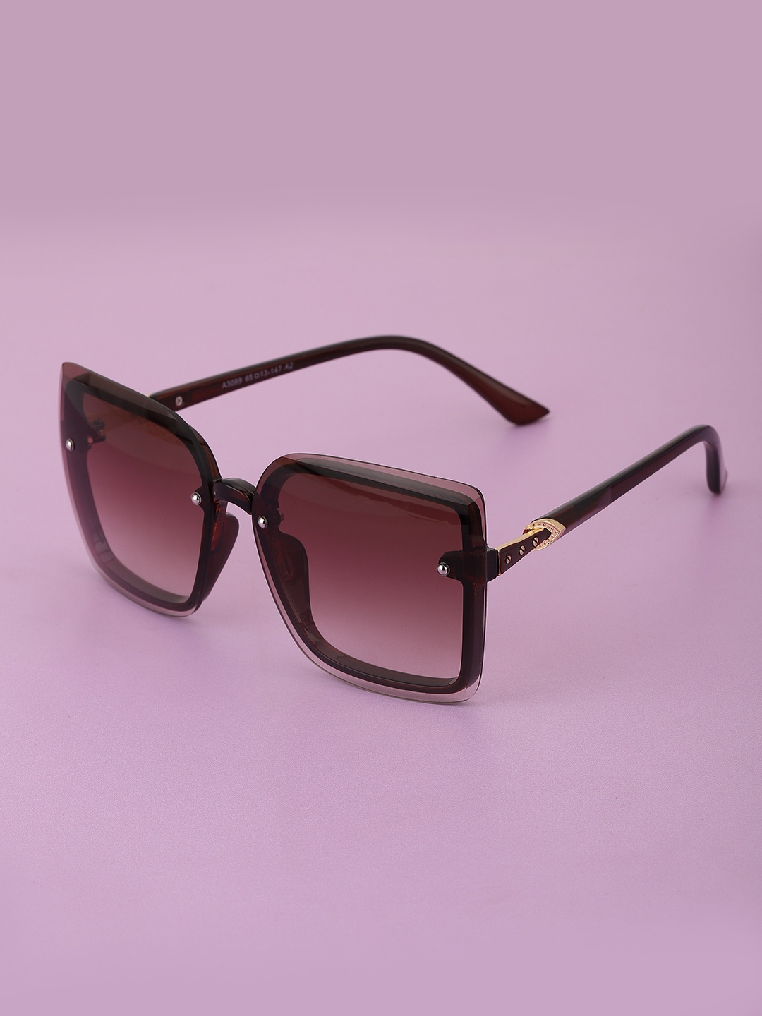 

Carlton London Women Brown Lens Oversized Sunglasses with UV Protected Lens CLSW245