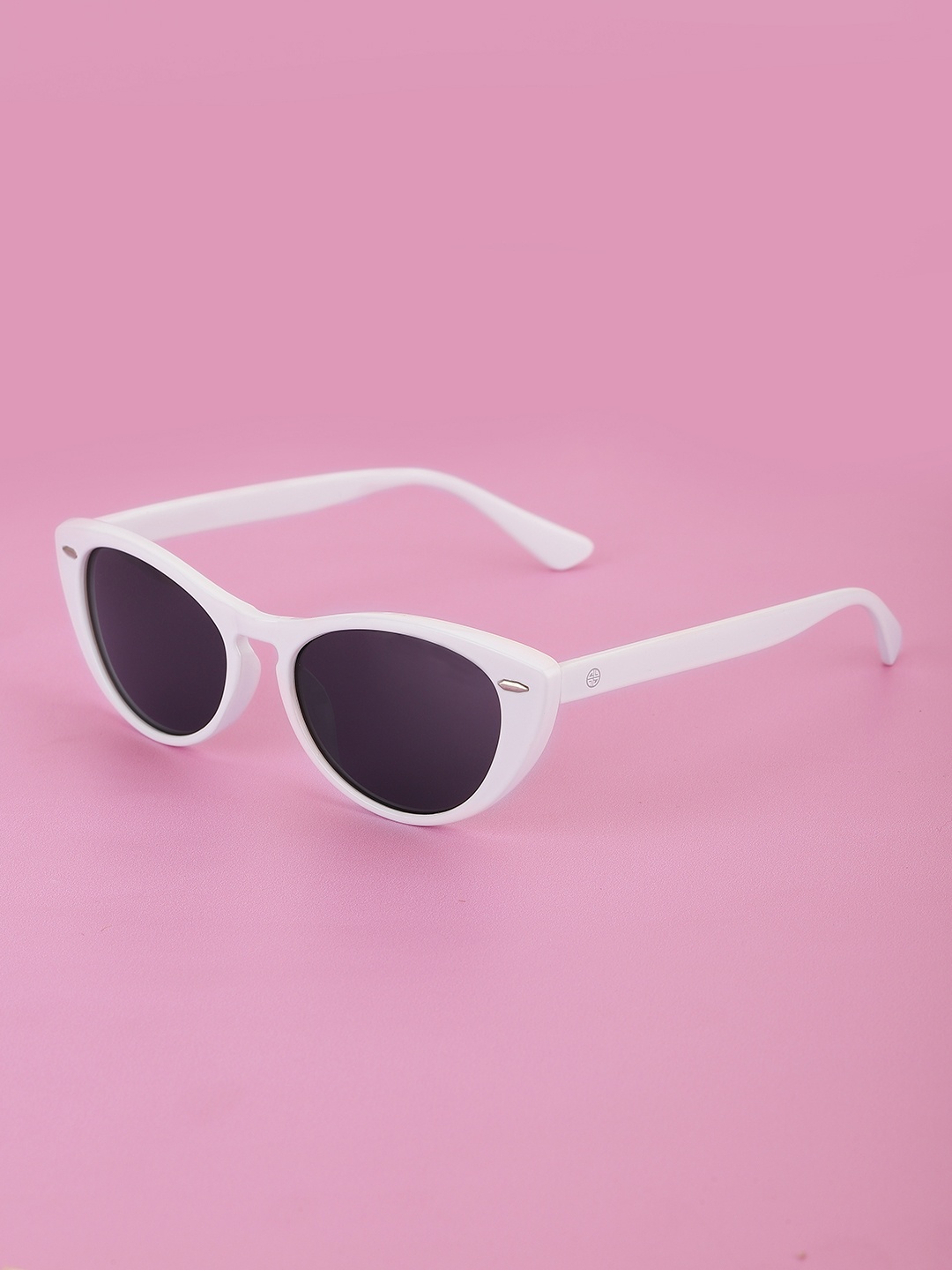 

Carlton London Women Black Lens Sunglasses with UV Protected Lens, White