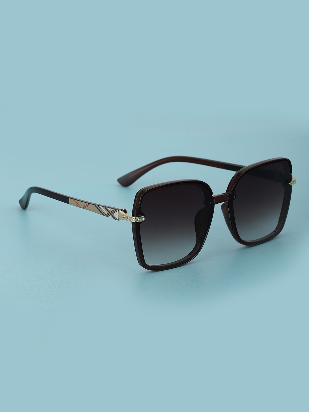 

Carlton London Women Brown Lens Oversized Sunglasses with UV Protected Lens CLSW244