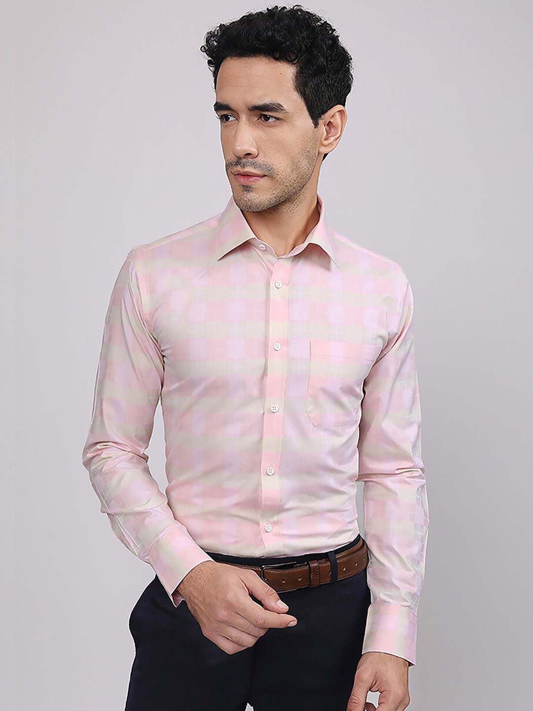 

LOUIS STITCH Comfort Opaque Formal Shirt, Pink