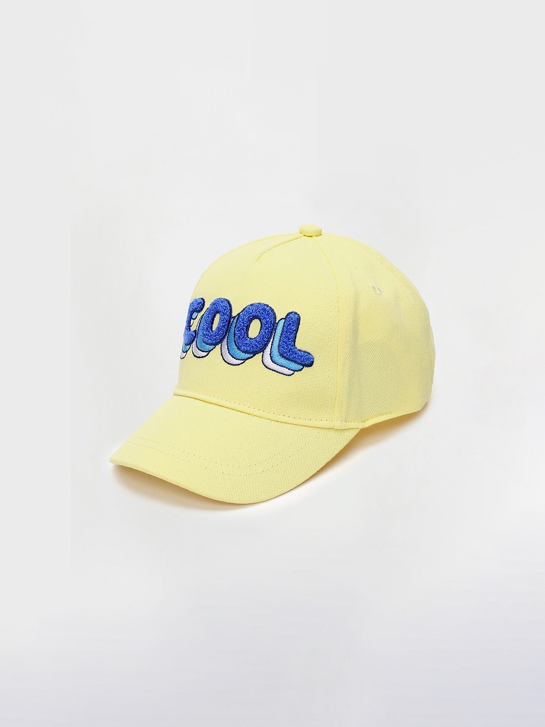 

max Boys Embroidered Cotton Baseball Cap, Yellow