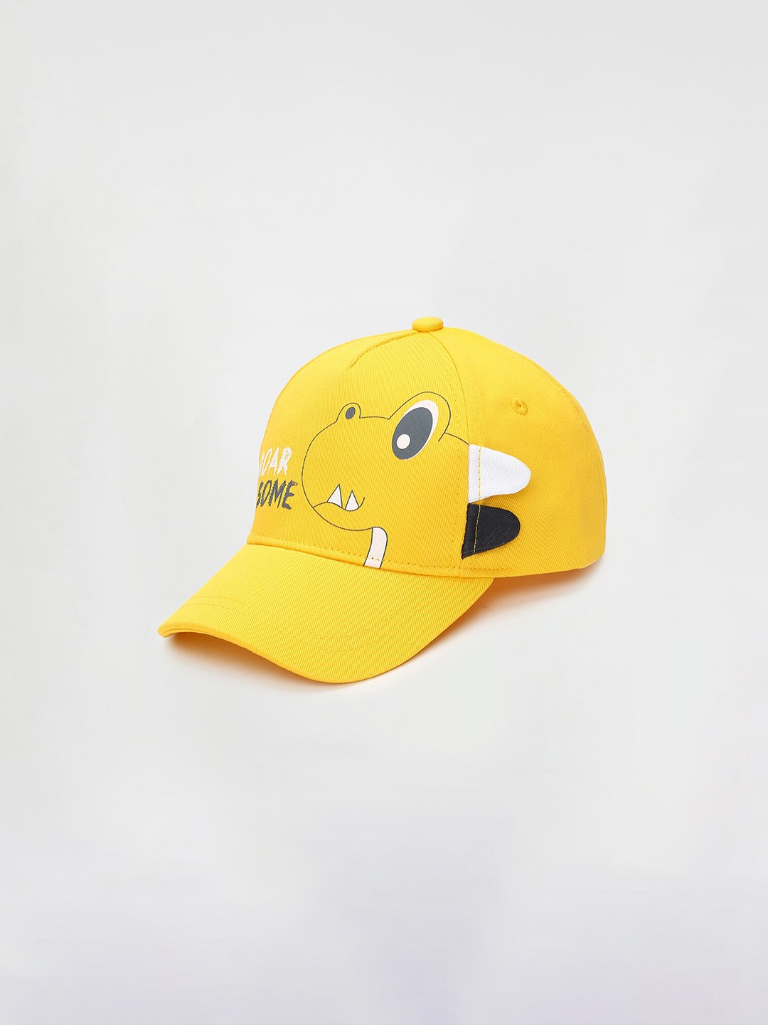 

max Boys Pure Cotton Baseball Cap, Yellow
