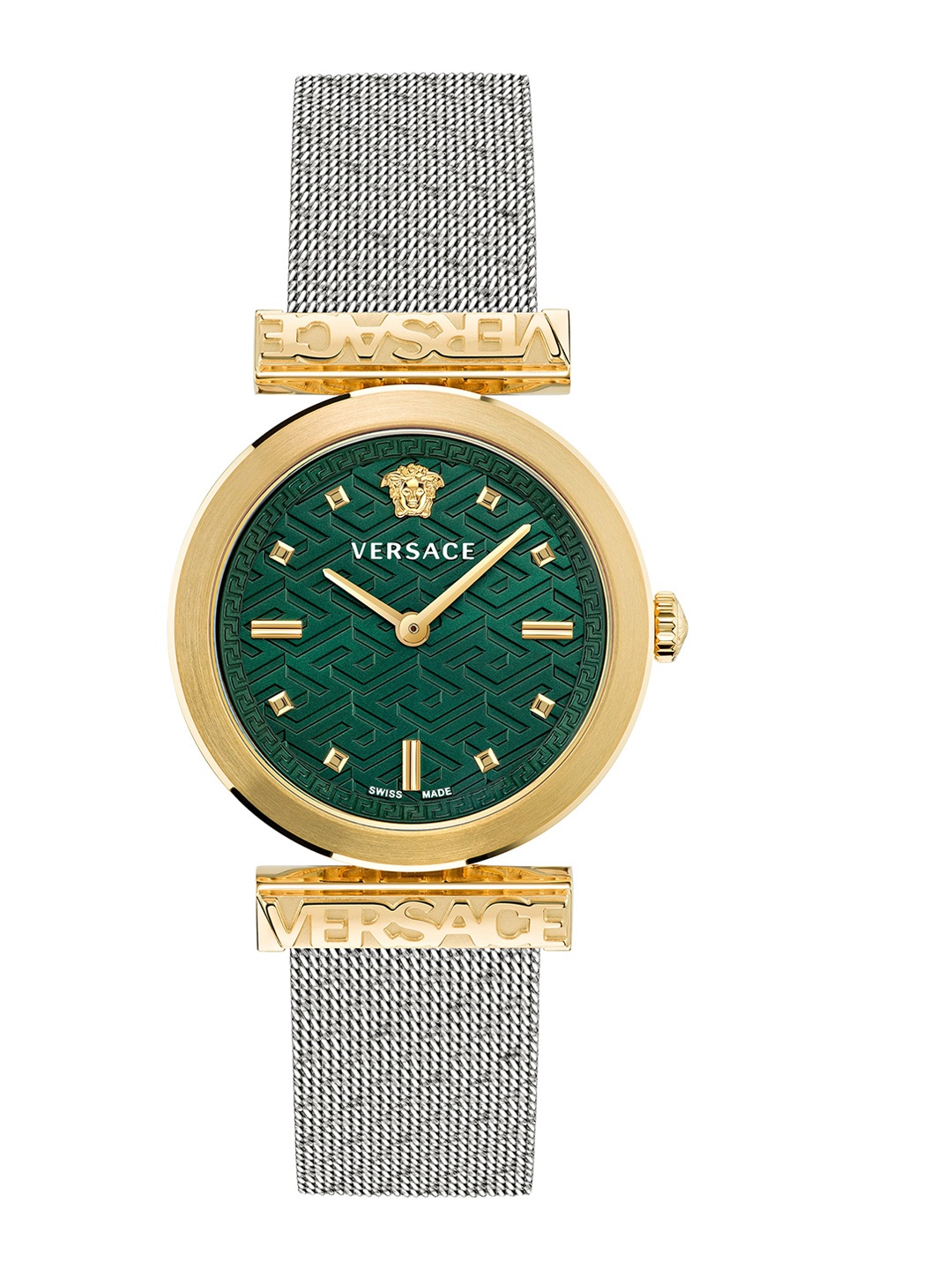 

Versace Women Water Resistance Swiss Made Stainless Steel Analogue Watch VE6J00623, Green