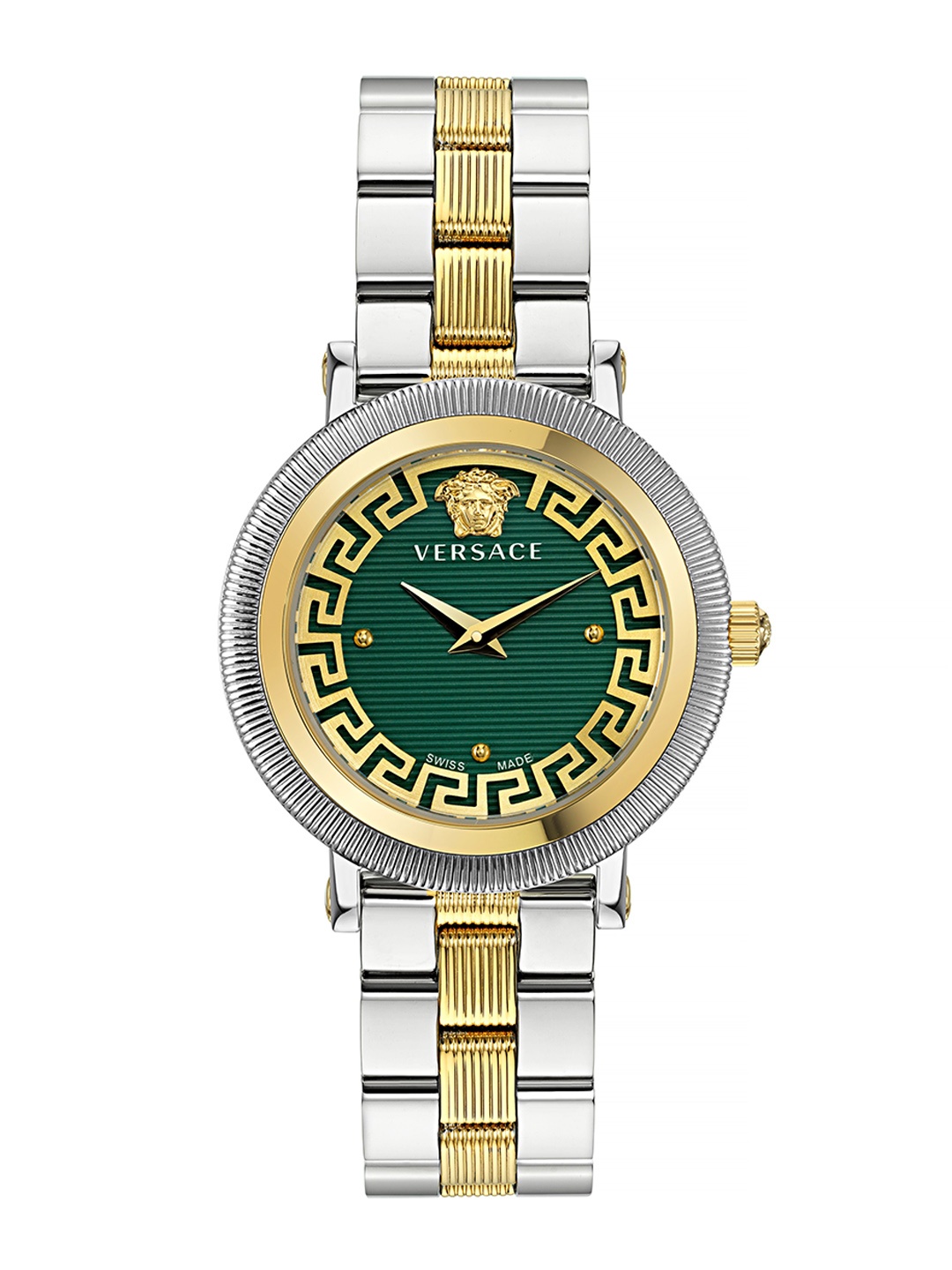 

Versace Women Water Resistance Swiss Made Stainless Steel Analogue Watch VE7F00523, Green