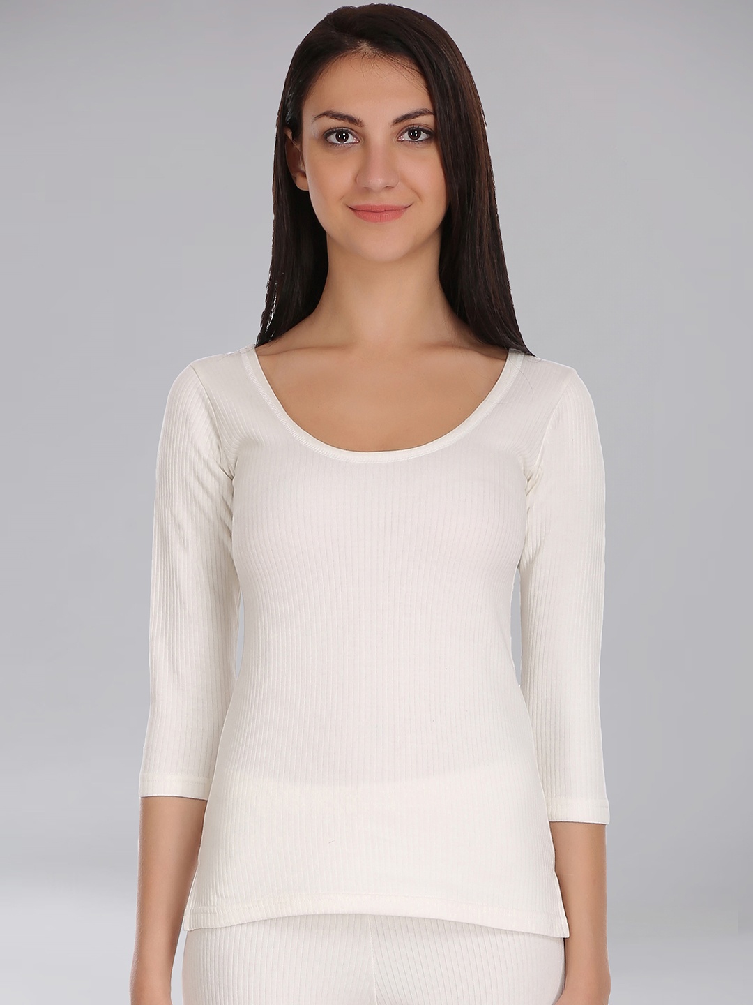 

SELFCARE Ribbed Thermal Top, White