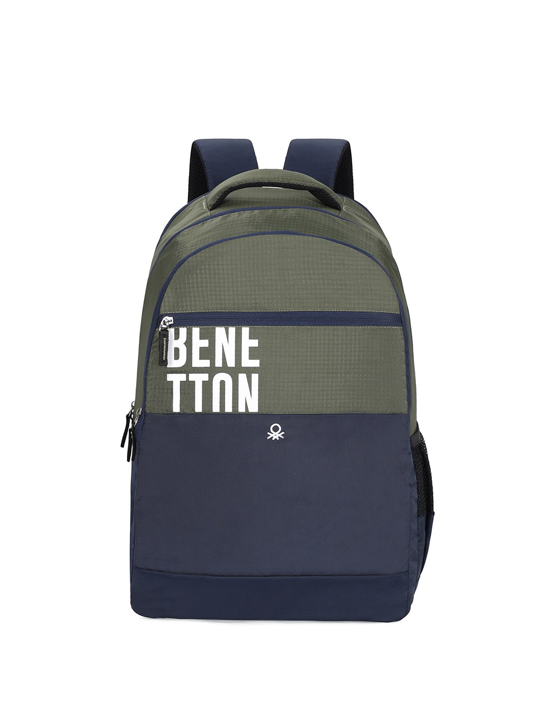 

United Colors of Benetton Unisex Typography Printed Backpack, Green