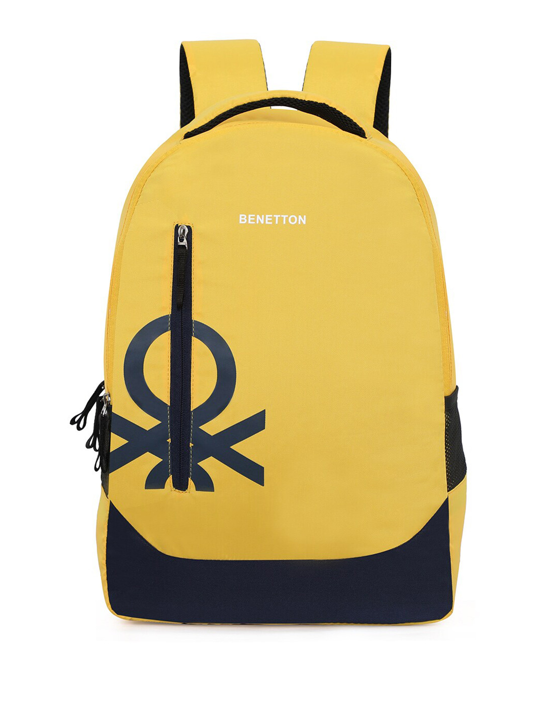 

United Colors of Benetton Unisex Graphic Printed Backpack, Yellow