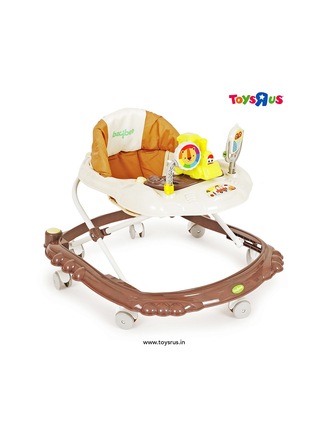 

BAYBEE Kids Brown Woody Round Walker