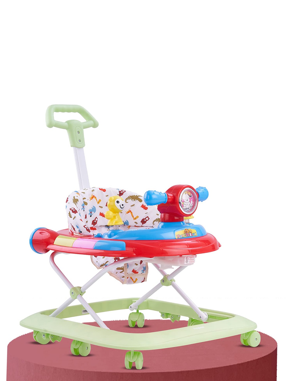 

BAYBEE Kidzee Kids Assemble and Use Baby Walker, White