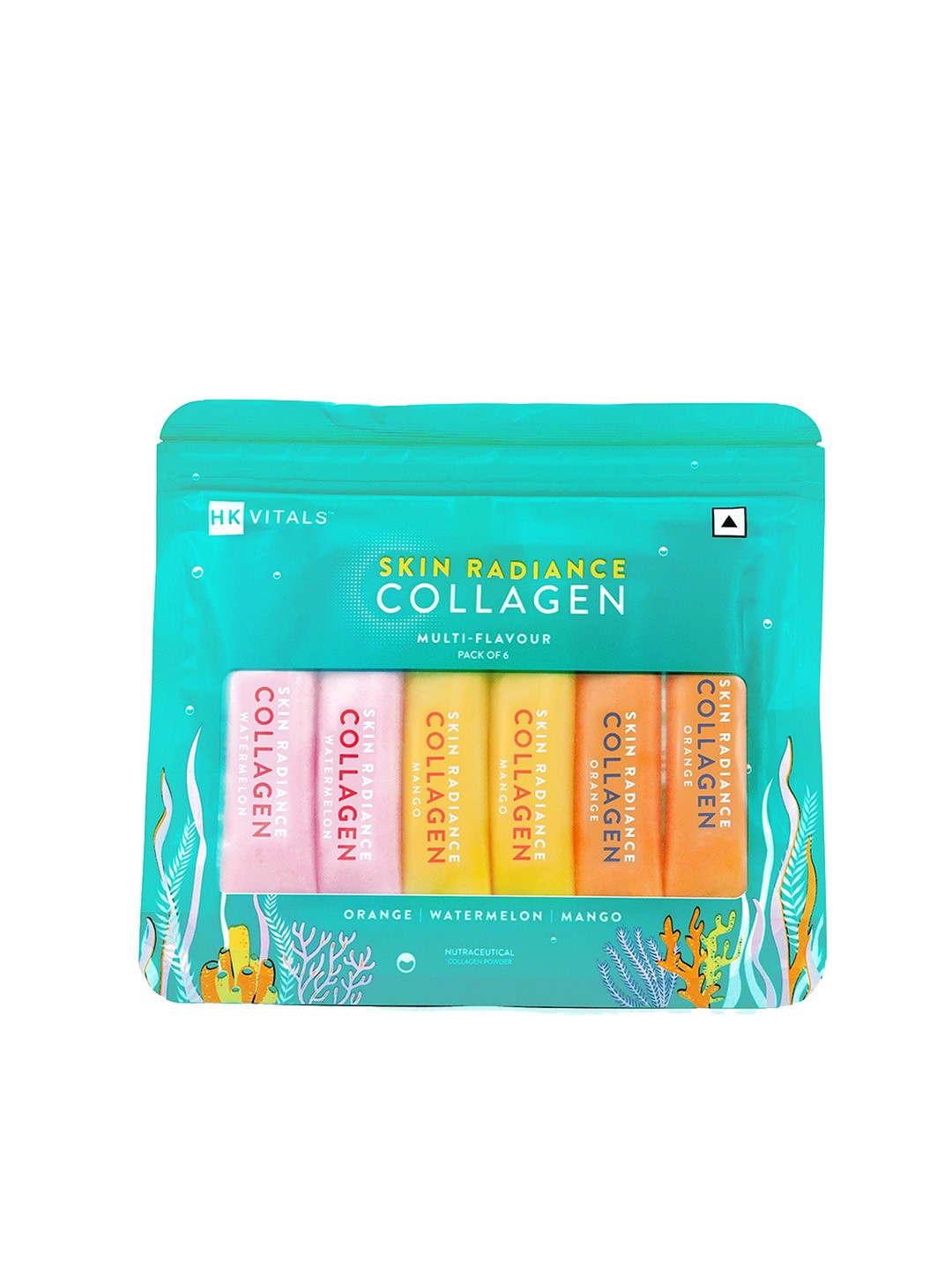 

HK VITALS Skin Radiance Collagen Supplement With Biotin - 6 Sachets, Multi