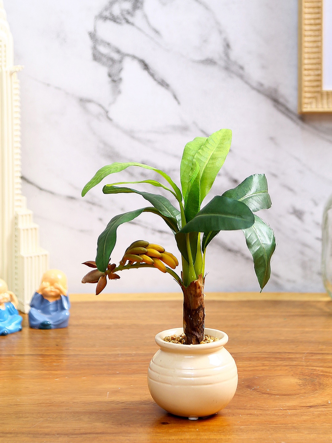 

Fourwalls Green Banana Plant With Pot