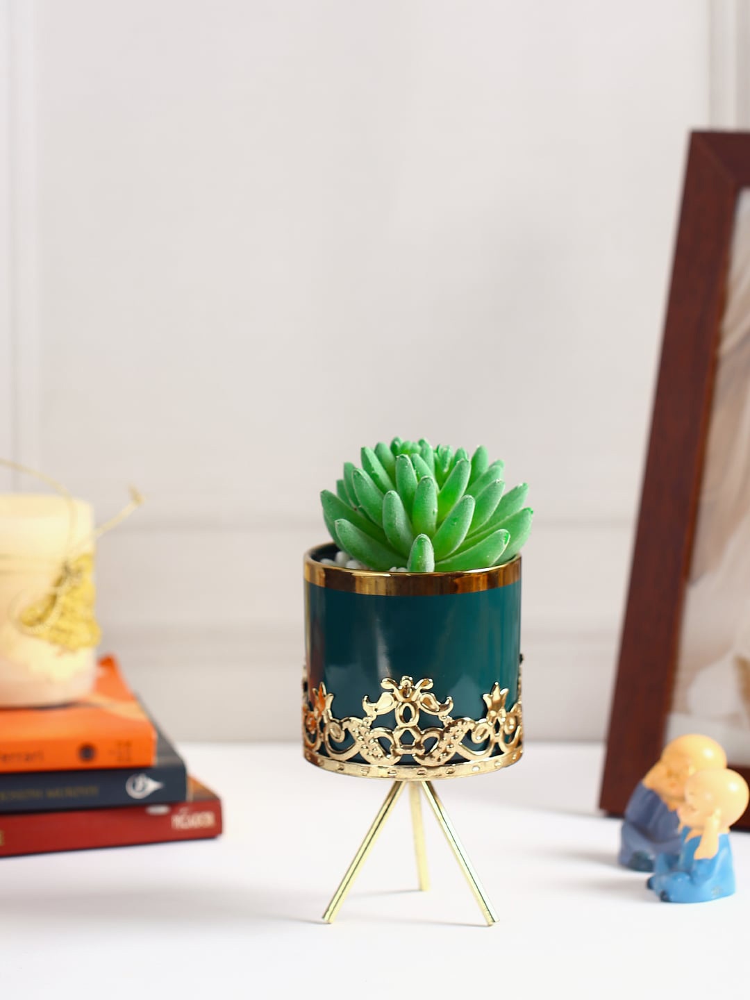 

Fourwalls Green Plant with Ceramic Pot