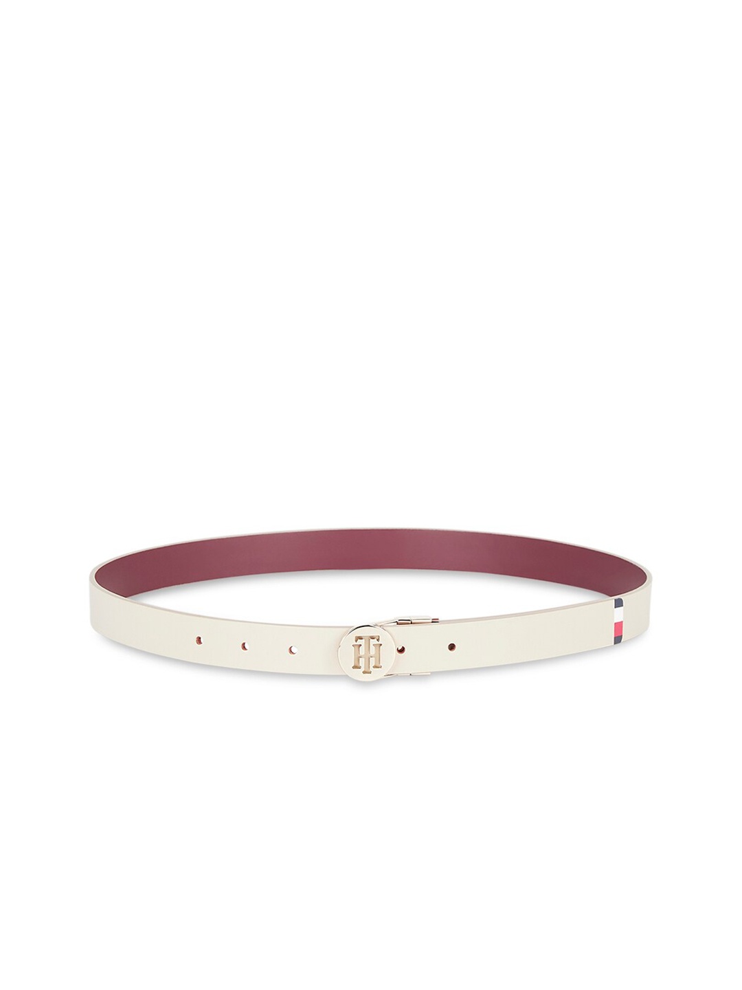 

Tommy Hilfiger Women Leather Reversible Belt, Beige