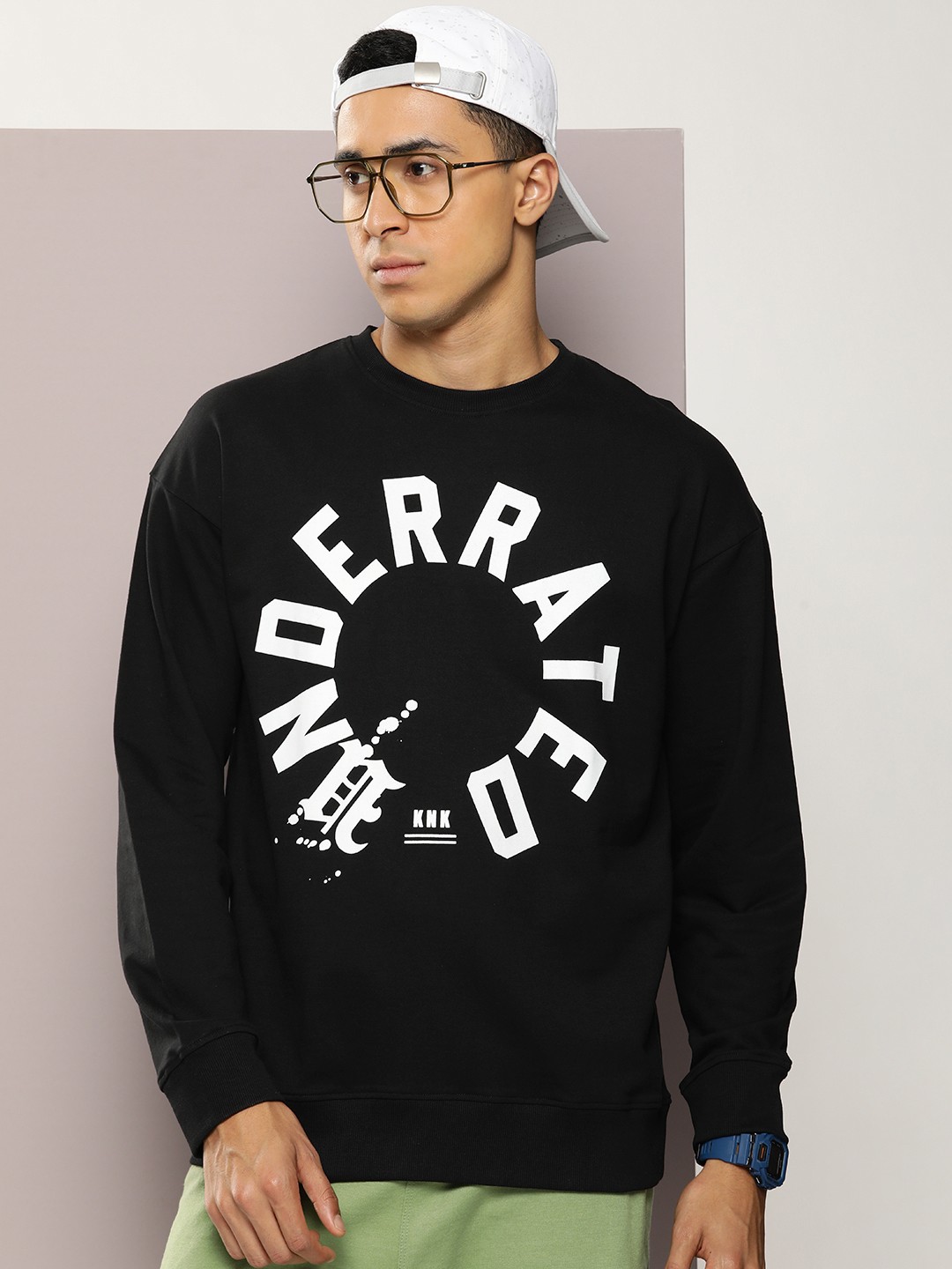 

Kook N Keech Pure Cotton Printed Sweatshirt, Black