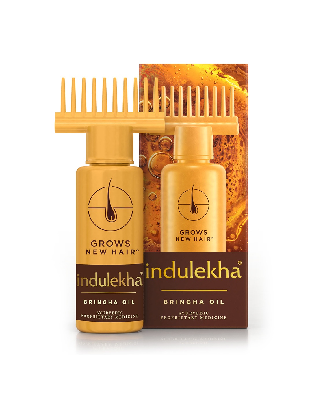 

Indulekha Bringha Hair Oil 50 ml, Gold