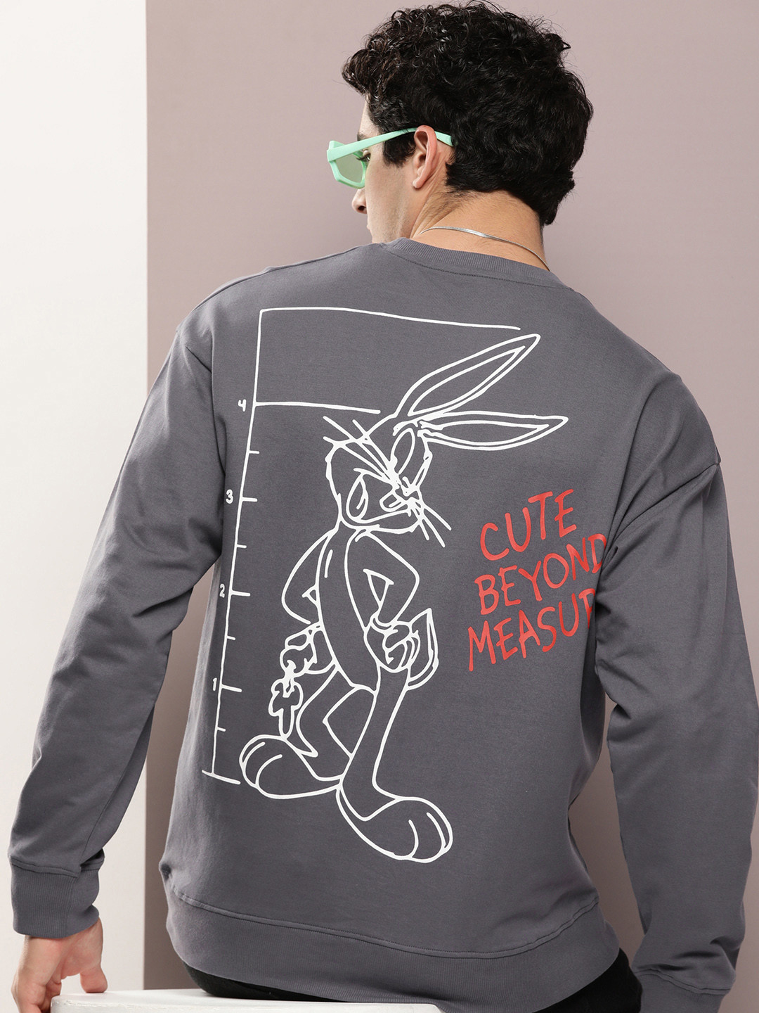 

Kook N Keech Graphic Printed Pure Cotton Sweatshirt, Grey