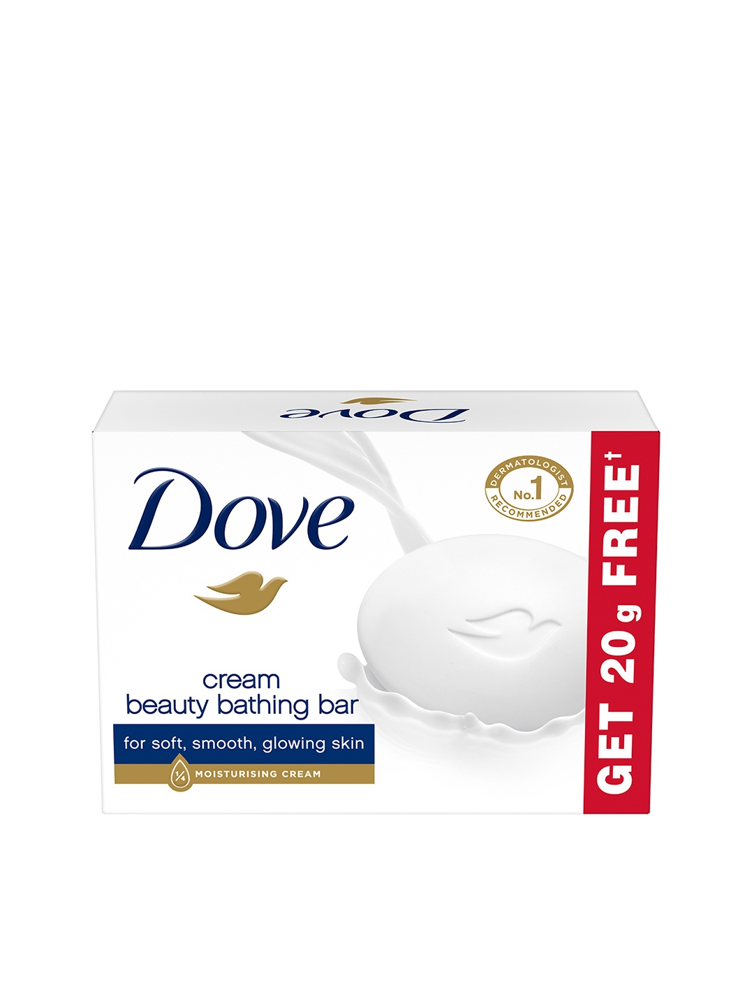 

Dove Cream Beauty Bathing Soap 100 g, White