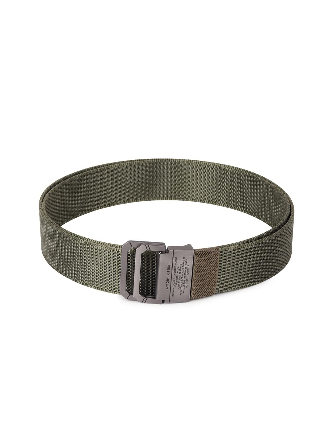 

Zacharias Men Textured Wide Casual Belt, Green