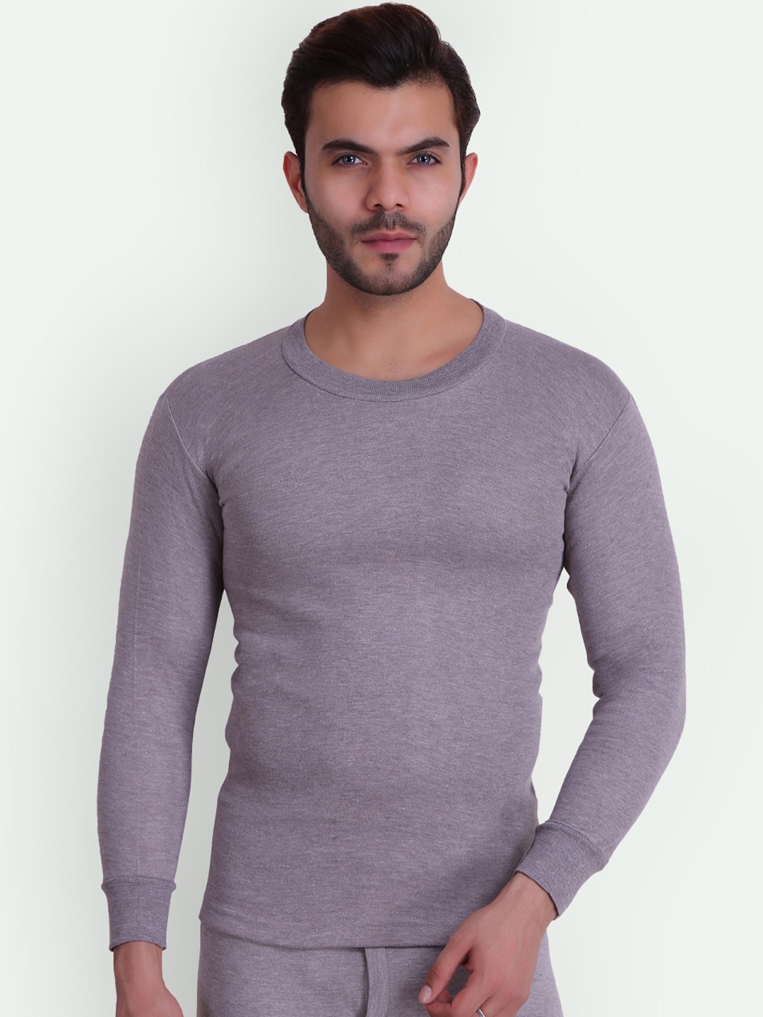 

T.T. Round Neck Titanic Thermal Top, Grey