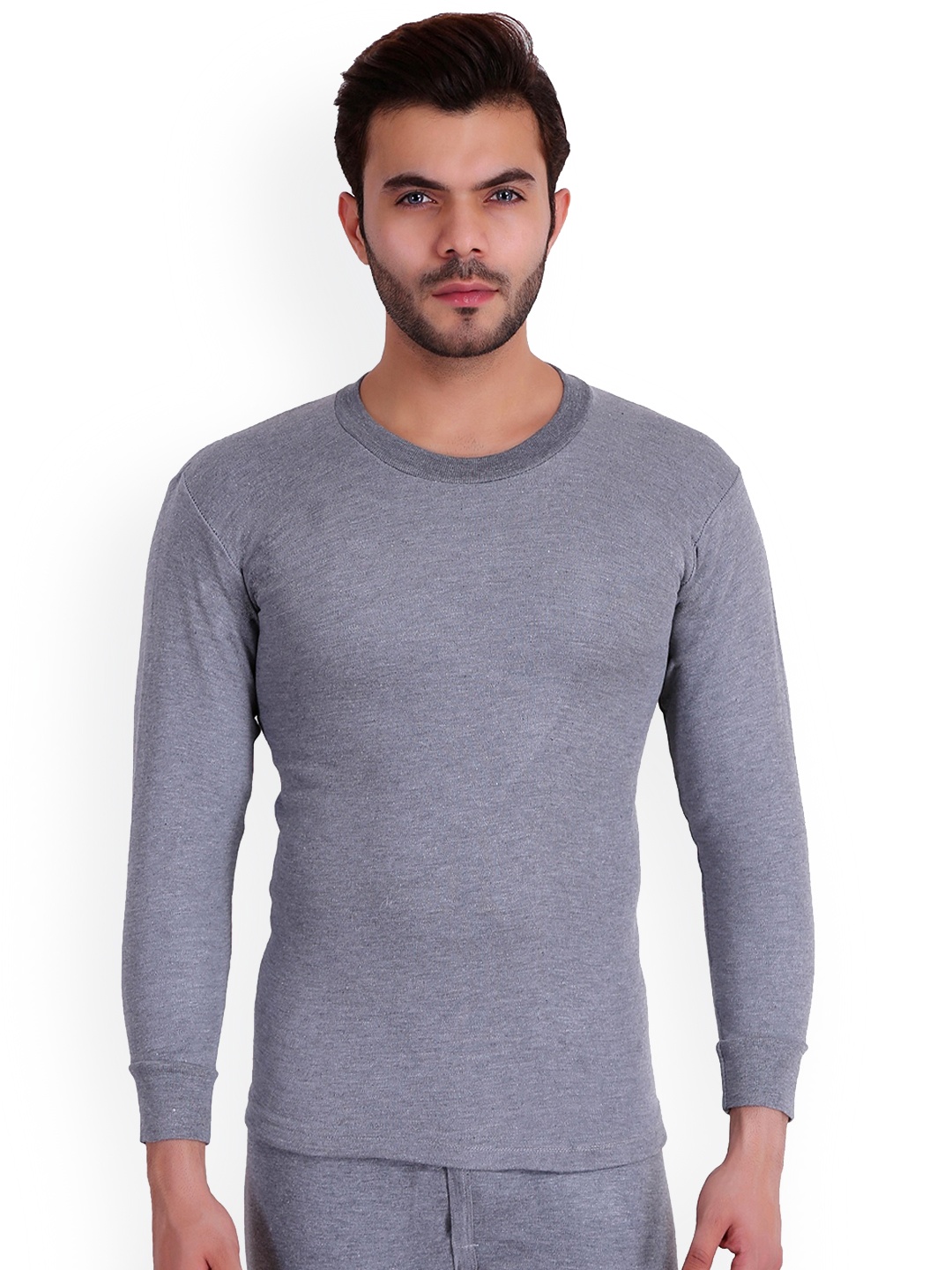 

T.T. Ribbed Slim Fit Titanic Thermal Top, Blue