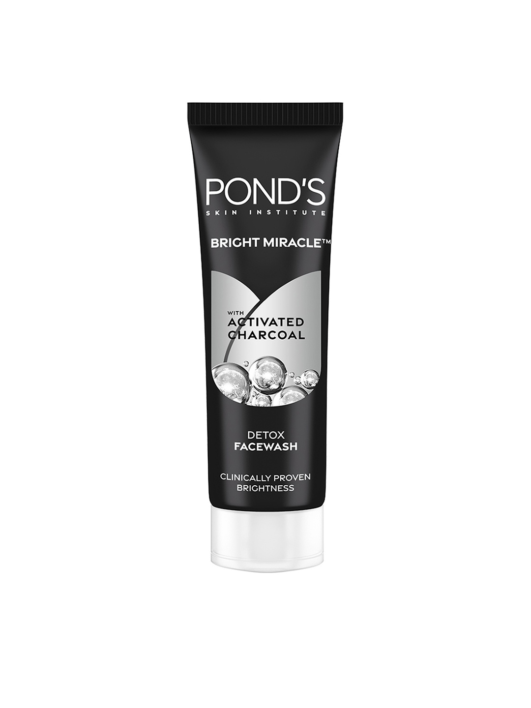 

Ponds Bright Miracle Detox Facewash with 10X Power of Charcoal, 50gm, Black