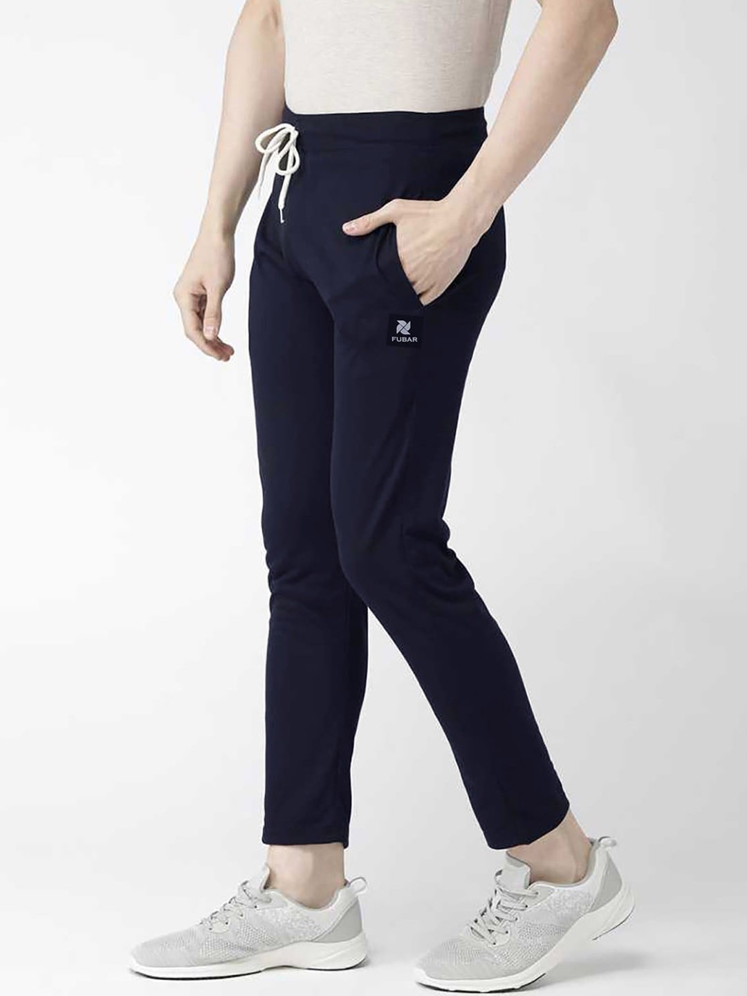 

FUBAR Men Mid-Rise Track Pant, Blue