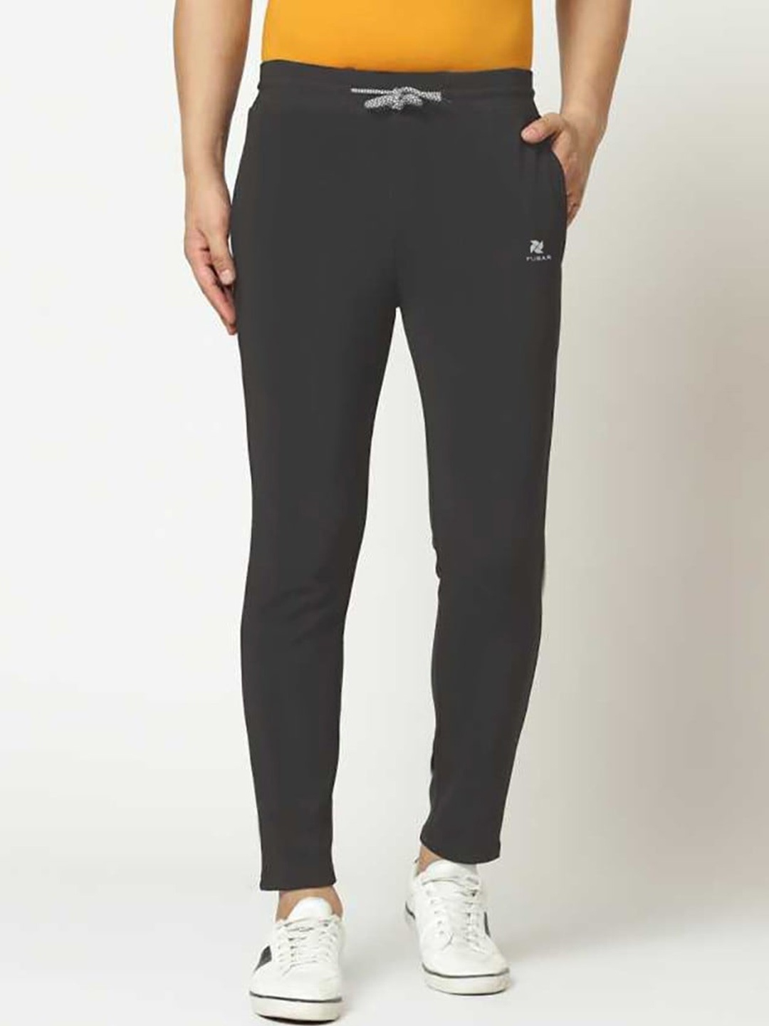 

FUBAR Men Mid Rise Regular Track Pants, Grey