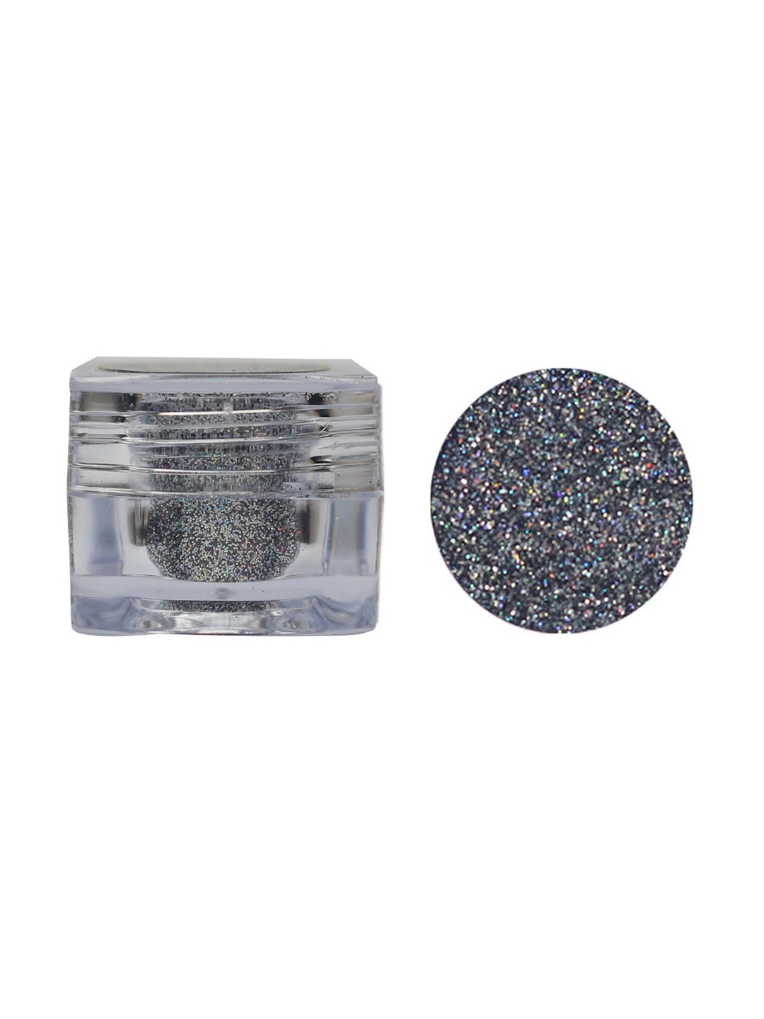 

Veoni BELLE Professional Cosmetics Loose Glitter Powder Eyeshadow 5g - Dark Starlit, Grey